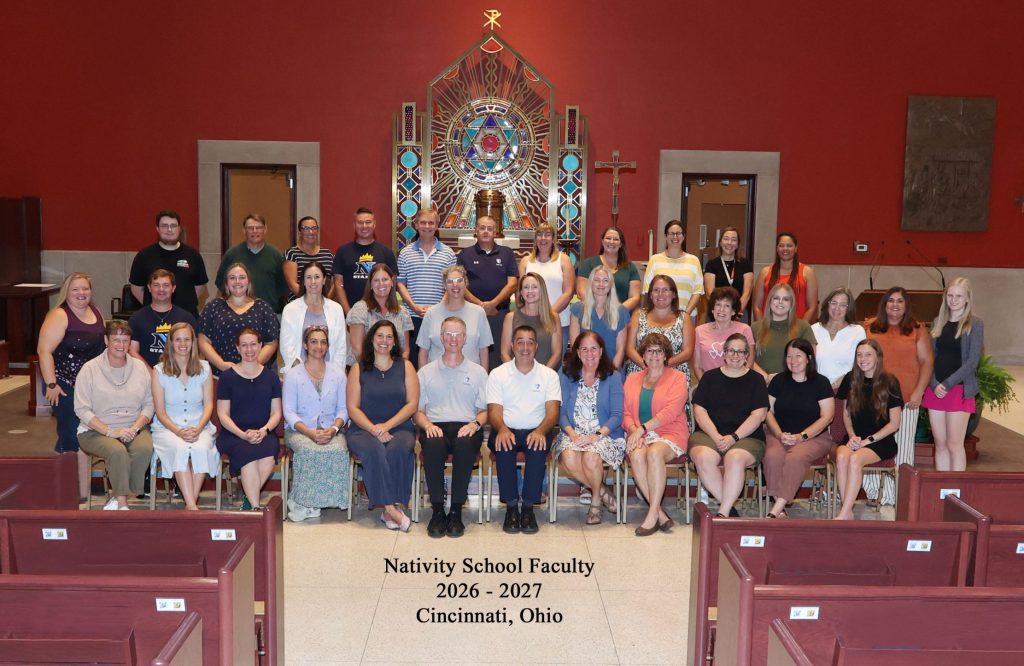 Nativity faculty and staff group photo 2026-2027